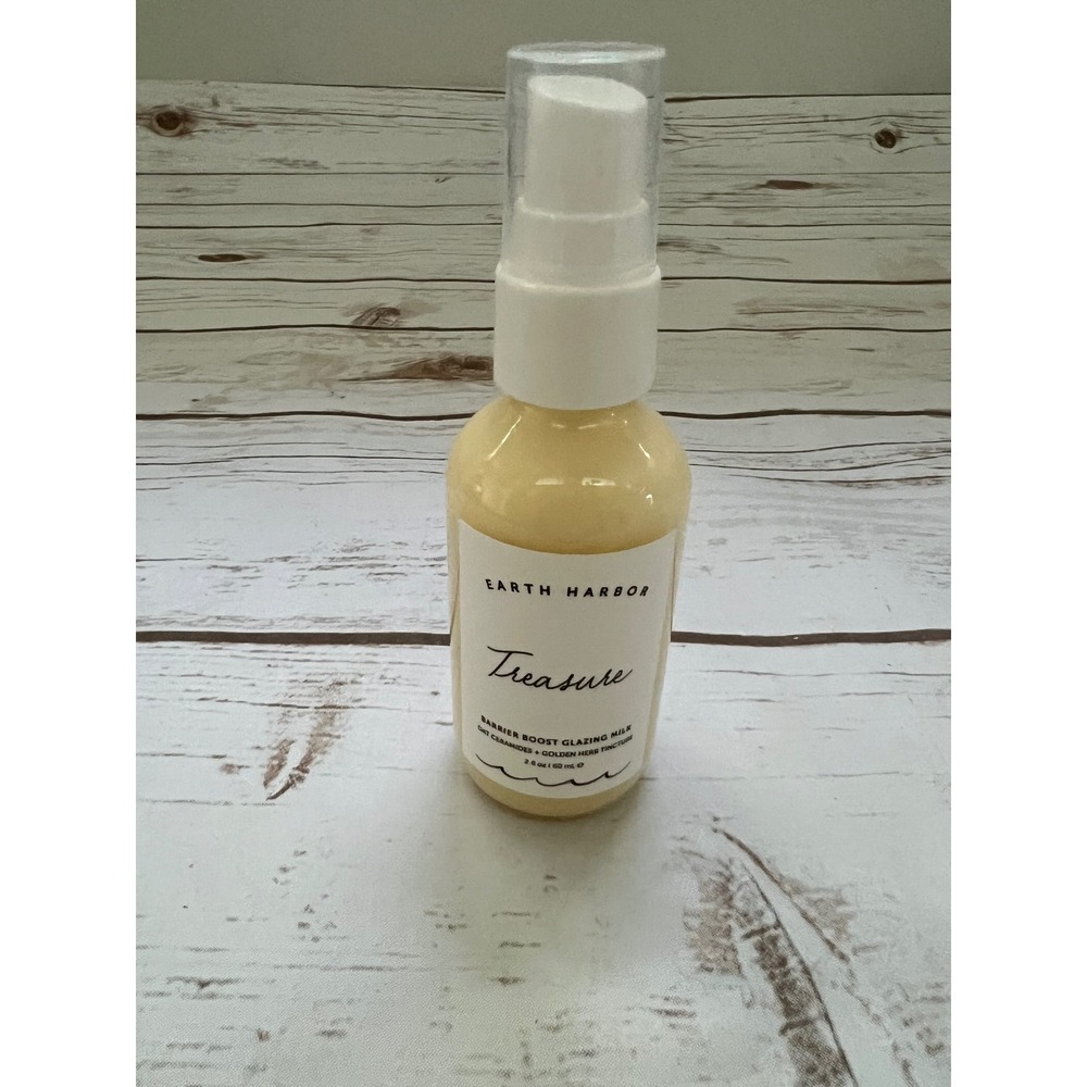 New Earth Harbor Treasure Barrier Boost Glazing Milk Essence Moisturizer 2oz